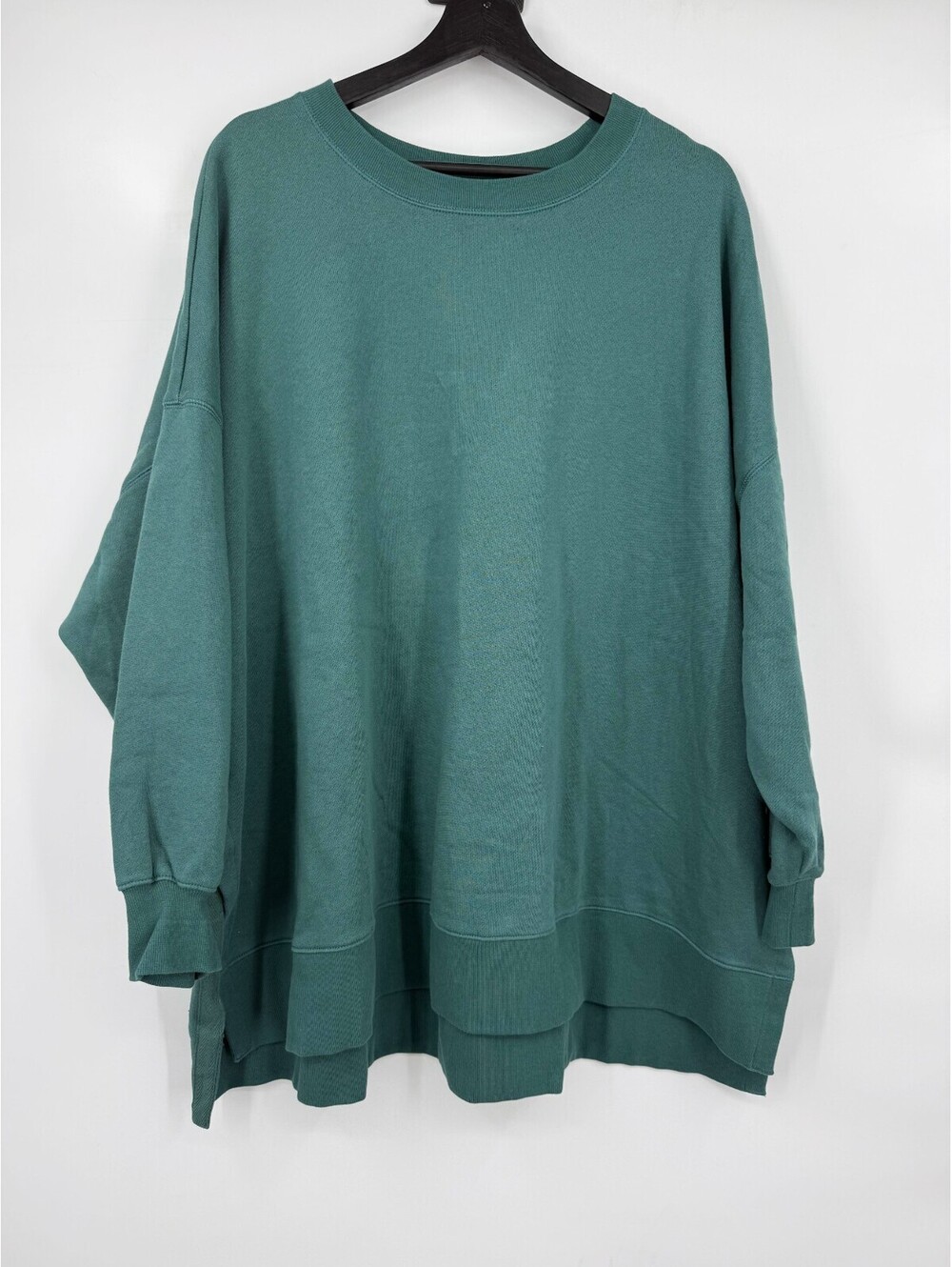 Old Navy SoComfy Womens Sweater Green Round Neck Oversized Long Sleeve 3X